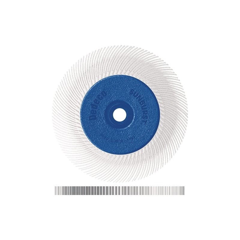 Brosse radiale sunburst tyrolit 1 pièce(s) brosse radiale sunburst d.152xl150x25,4 mm 120 - tyrolit