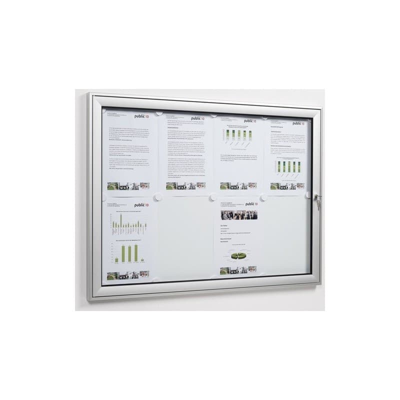 Vitrine de porte battante 8 x din a4 b930xh680 mm 1 pièce(s) vitrine de porte battante 8 x din a4 b930xh680 mm - wsm