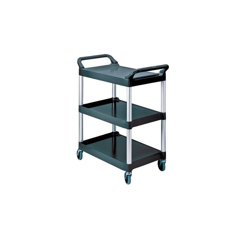 Table roulante rubbermaid 1 pièce(s) table roulante 3 surfaces de chargement l560xb450 mm - rubbermaid