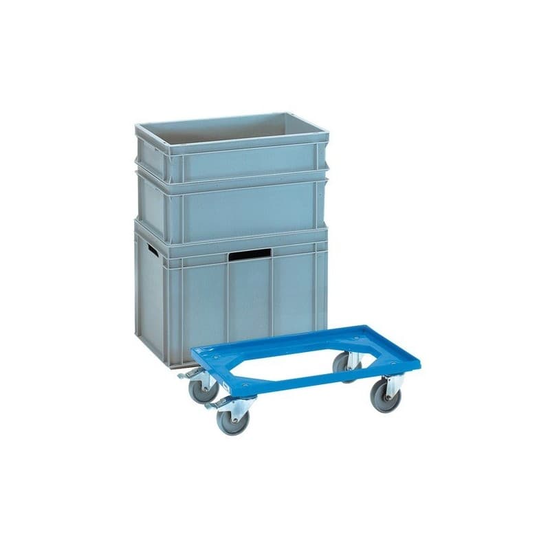 Chariot à caisse capacité charge 250 kg pneus polyamide 1 pièce(s) chariot à caisse capacité charge 250 kg pneus polyamide - fetra