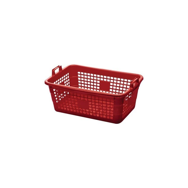 Panier lockweiler 1 pièce(s) panier l800xl535xh300mm 85 l polyéthylène rouge - lockweiler