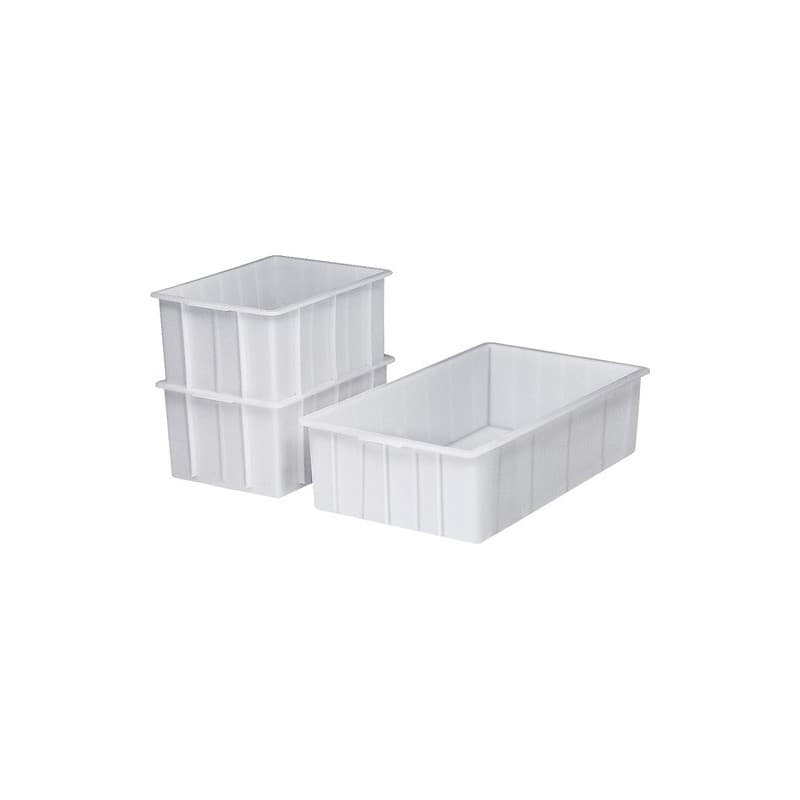 Récipient en plastique craemer 1 pièce(s) récipient en plastique rectangulaire 55 l nd-pe blanc - craemer