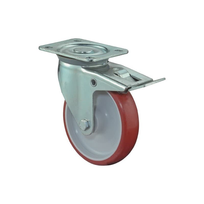 Rouleau de renvoi bs rollen 1 pièce(s) rouleau de renvoi d. de la roue 200 mm cap. charge 300 kg - bs rollen