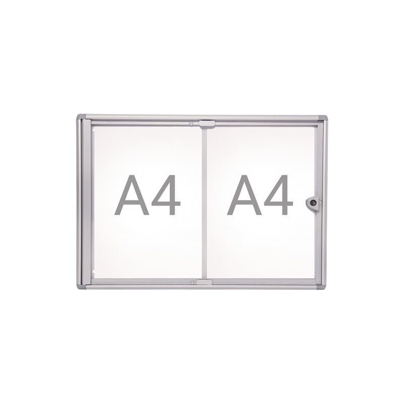 Vitrine d'affichage maul 1 pièce(s) vitrine d'affichage 2 x a4 l490xh351 mm - maul