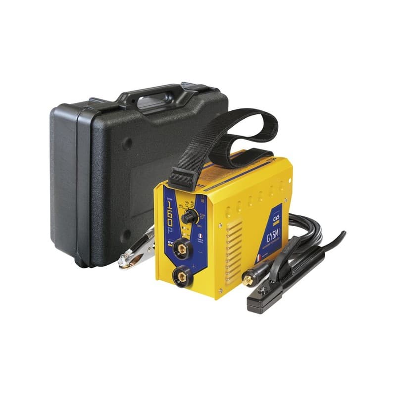 Poste gysmi 160p pack poste gysmi 160p et masque lcd monophasé 230v mma 4.2 kg 1 lot(s) de 2 pièce(s) 10 - 160 a 85 a à 60% - gys