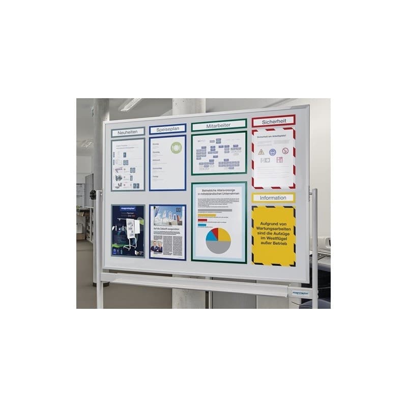 Cadre magnétique magnetoplan 1 carton(s) cadre magnétique din a3 bleu - magnetoplan