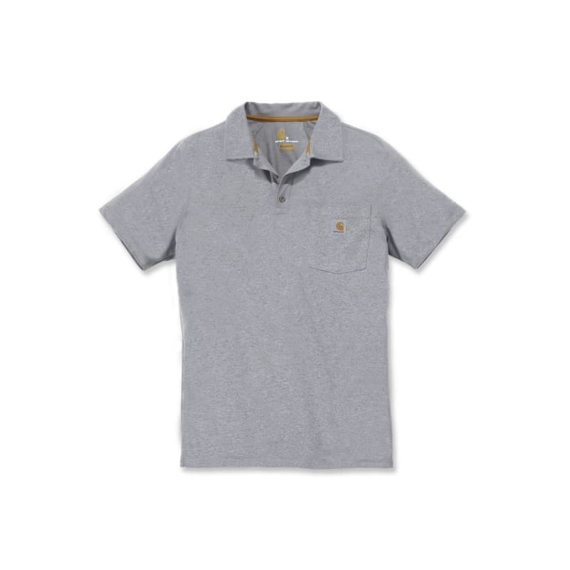 Polos manches courtes force delmont m gris 100 - 200 g entre 1 et 3 coton / polyester polo 1 pièce(s) polo manches courtes force delmont gris tm - car
