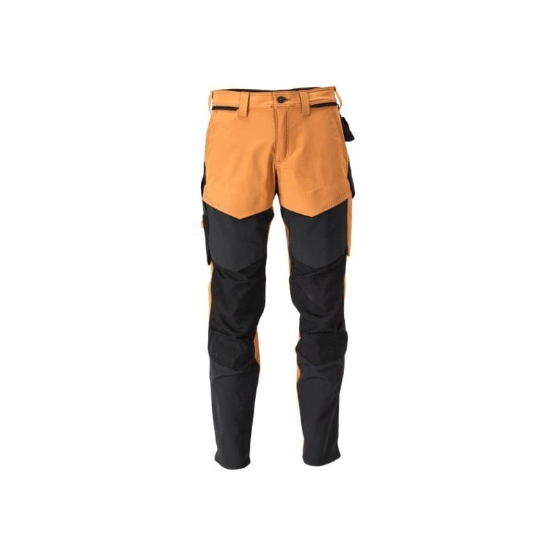 Pantalon stretch customized 200 - 300 g entre 4 et 6 pantalon 43 1 pièce(s) pantalon stretch customized brun/noir t43 polyamide, élasthanne marron, no