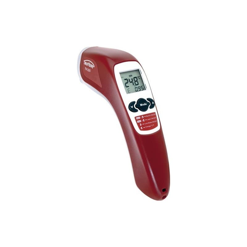 Thermomètre à infrarouge tv 325 - 60 à 500 degr. c 1 pièce(s) thermomètre à infrarouge tv 325 - 60 à 500 degr. c - testboy