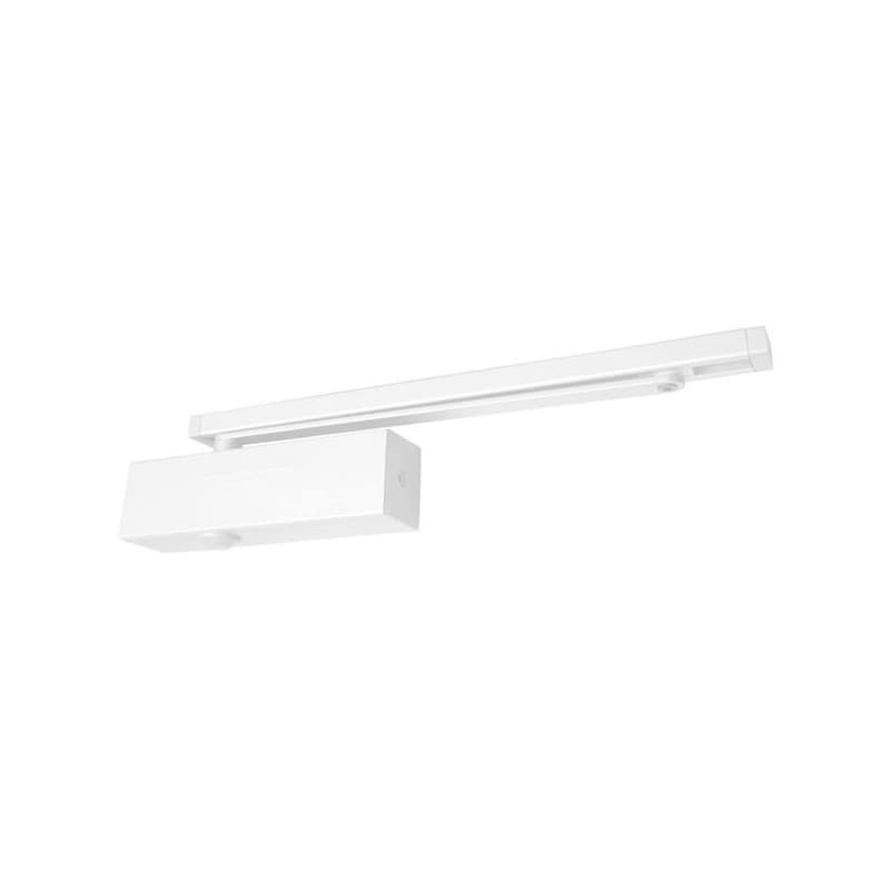 Ferme-porte à bras à coulisse gr3400 3-4 kg blanc 1 pièce(s) 1100 mm 80 kg ferme-porte à bras à coulisse gr3400 - blanc ferme-porte complet coulisse -