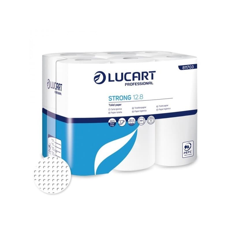 Papiers-toilette micro blanc papiers-toilette micro 1 paquet(s) de 12 rouleau(x) rouleau individuel 180 2 gaufrée cellulose 15.5 g/m² 11 cm 9.6 cm 4.5