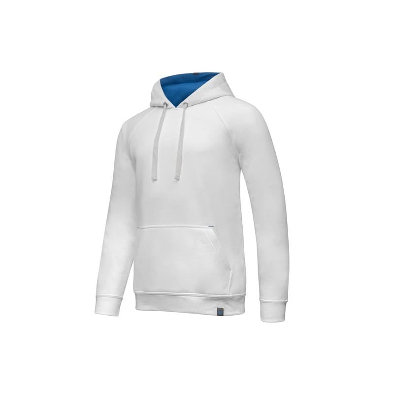 Sweat à capuche luigi 300 - 400 g entre 1 et 3 coton / polyester sweat 1 pièce(s) blanc, bleu sweat à capuche luigi blanc/bleu tl - concept - tricots