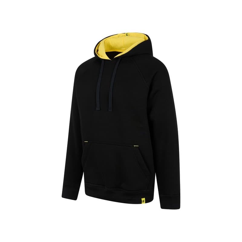 Sweat à capuche luigi 300 - 400 g entre 1 et 3 coton / polyester sweat 1 pièce(s) jaune, noir sweat à capuche luigi noir/jaune t3xl - concept - tricot