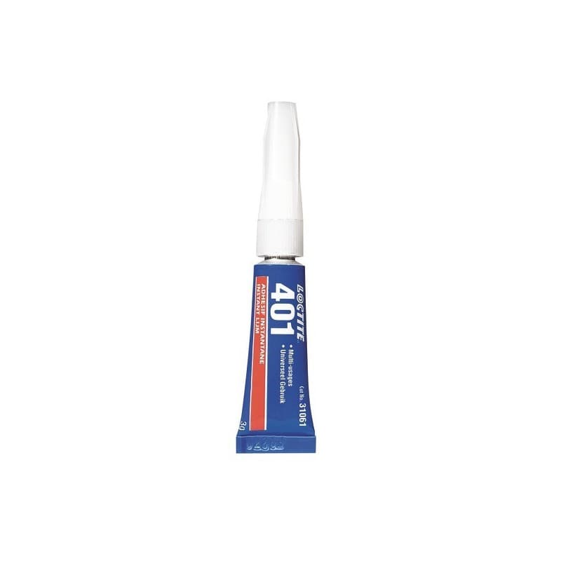 Colle loctite 401 / multi-usages colle loctite® 401 multi-supports cyanocrylate liquide immédiate (colle contact instantanée) charges légères de 1 à 2