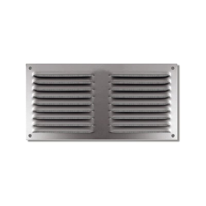 Grilles métalliques à persiennes 1 pièce(s) grille persiennes 150 x 300 mm alu anodisé a/m - autogyre