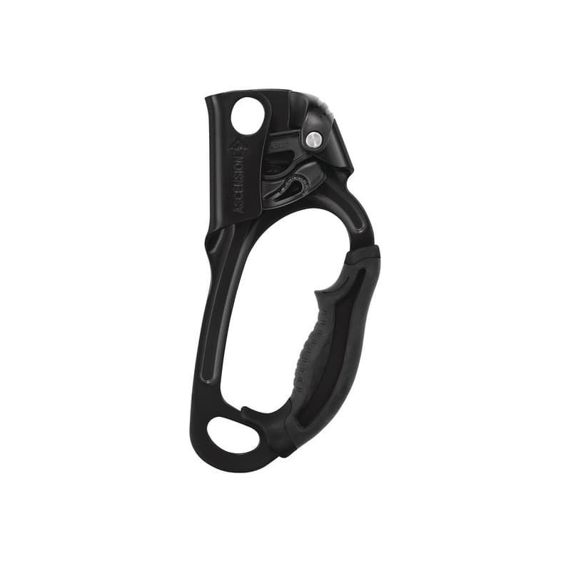 Poignée ascension 1 pièce(s) acier, aluminium poignée ascension droite noir - petzl distribution