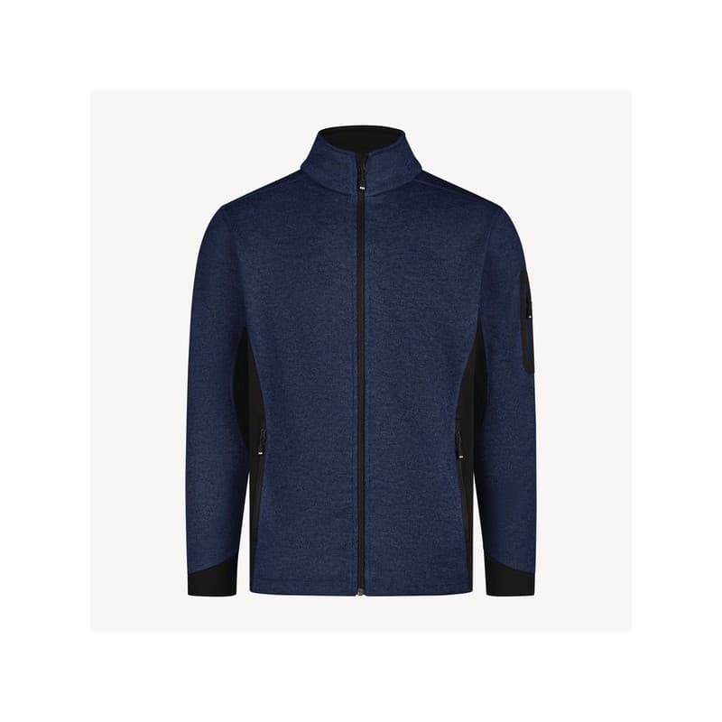 Veste en polaire christoph 200 - 300 g entre 1 et 3 polyester veste 5xl 1 pièce(s) veste polaire christoph marine/noir t5xl bleu, noir - fhb original