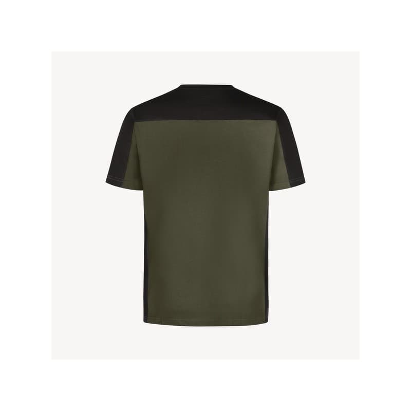 Tee-shirt marc 200 - 300 g m coton t-shirt 0 1 pièce(s) noir, vert t-shirt marc olive/noir tm - fhb original gmbh & co. kg