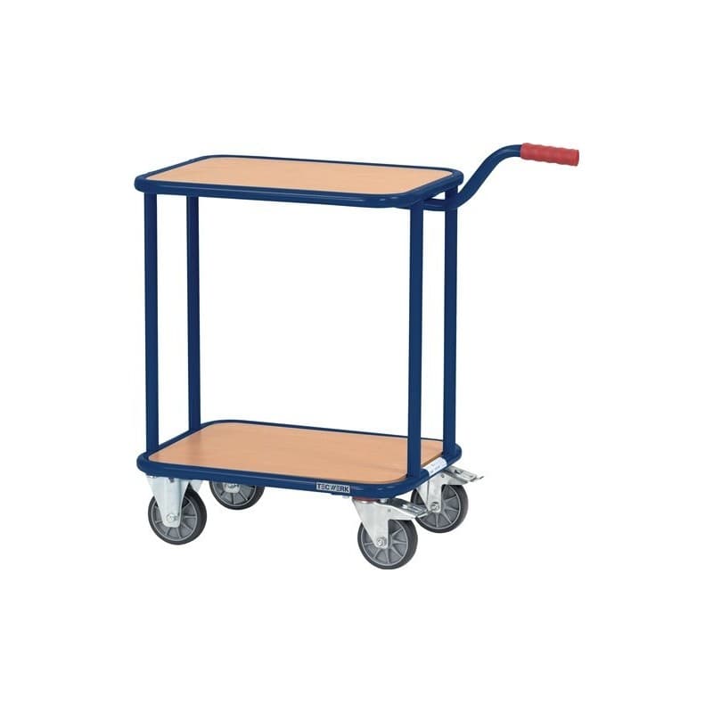 Rouleur à poignées tecwerk 1 pièce(s) rouleur à poignées l. 600 x l. 450 mm 2 platef. mat. bois - tecwerk