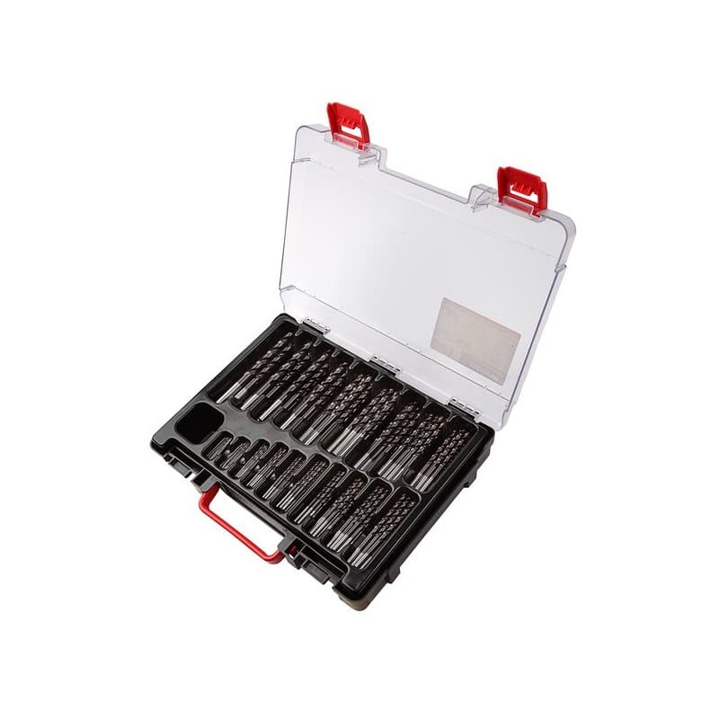 Coffret forets métaux hss g3 cylindrique 1 coffret(s) de 170 pièce(s) aluminium / métaux non-ferreux 1-10 mm coffret forets métaux hss g3 - diager