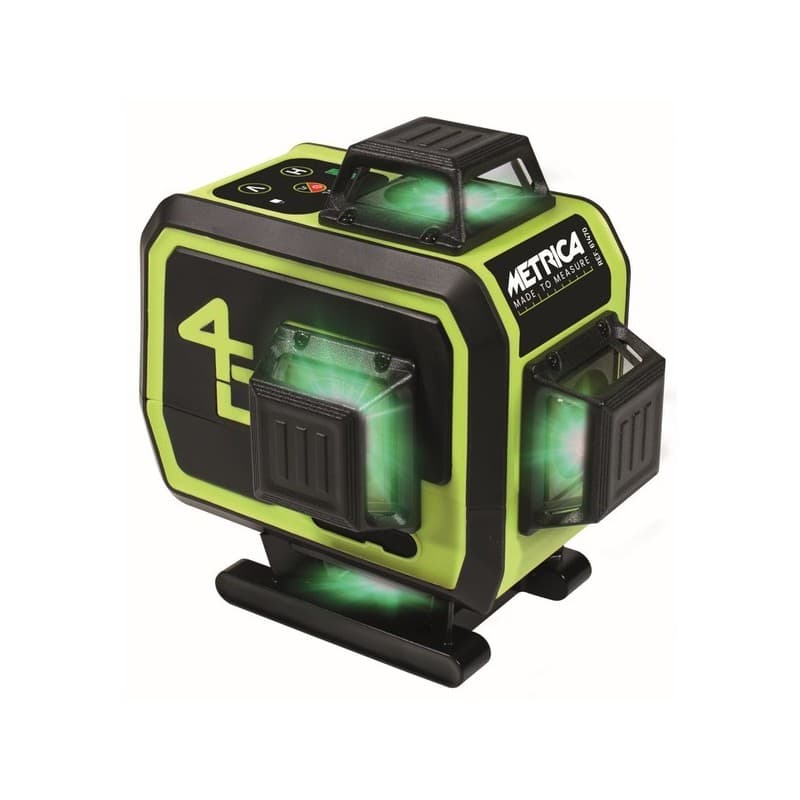 Niveau laser 4d non connecté 2 mm classe ii 30 m croix 1 pack(s) niveau laser 4d - metrica