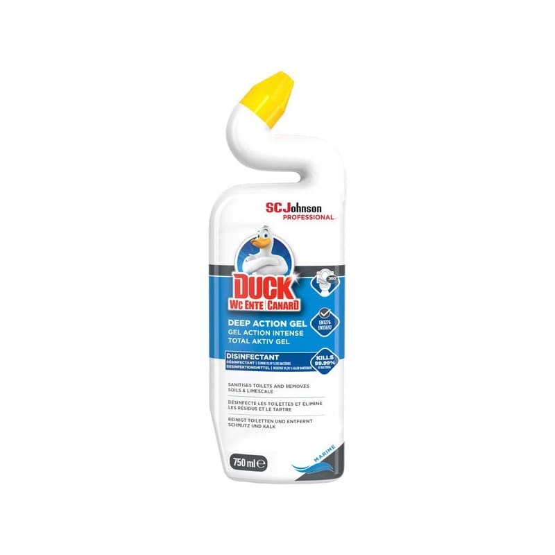 Gel wc action intense marine canard® 1 bouteille(s) de 750 millilitre(s) 0.75 litre(s) wc désinfectant gel wc action intense marine canard® - sc johns