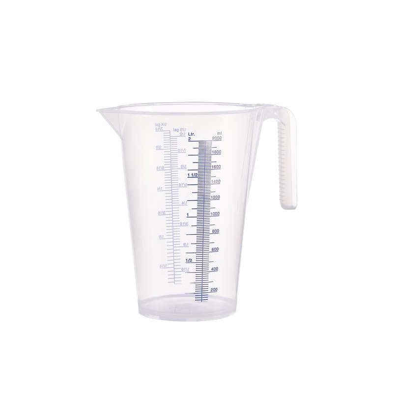 Broc verseur transparent gradué 1 pièce(s) polypropylène 2 litre(s) broc verseur transparent 2 l - pressol