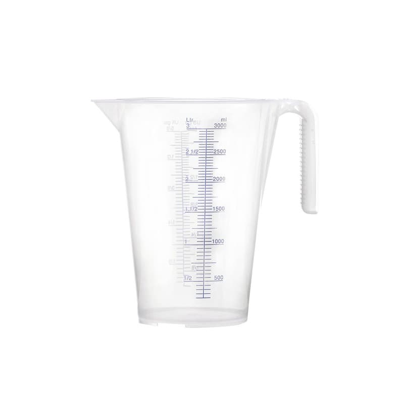 Broc verseur transparent gradué 1 pièce(s) polypropylène broc verseur transparent 3 l 3 litre(s) - pressol