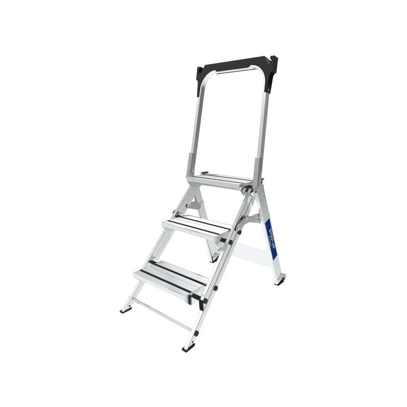 Marchepied pliable step up 10 kg 2.66 m 3 1 pièce(s) 150 kg 0.66 m marchepied pliable step up 3 marches - tubesca-comabi