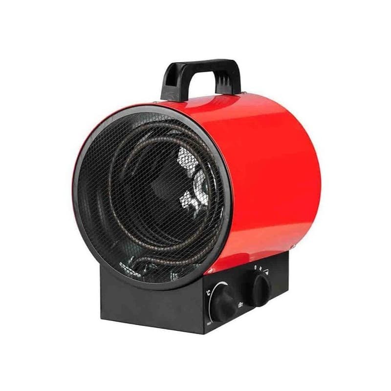 Radiateur soufflant industriel 230v 3kw monophasé 230v électrique 280 mm 3.1 kg 1 pièce(s) air pulsé 3000 w 410 m³/h 210 mm 195 mm radiateur soufflant