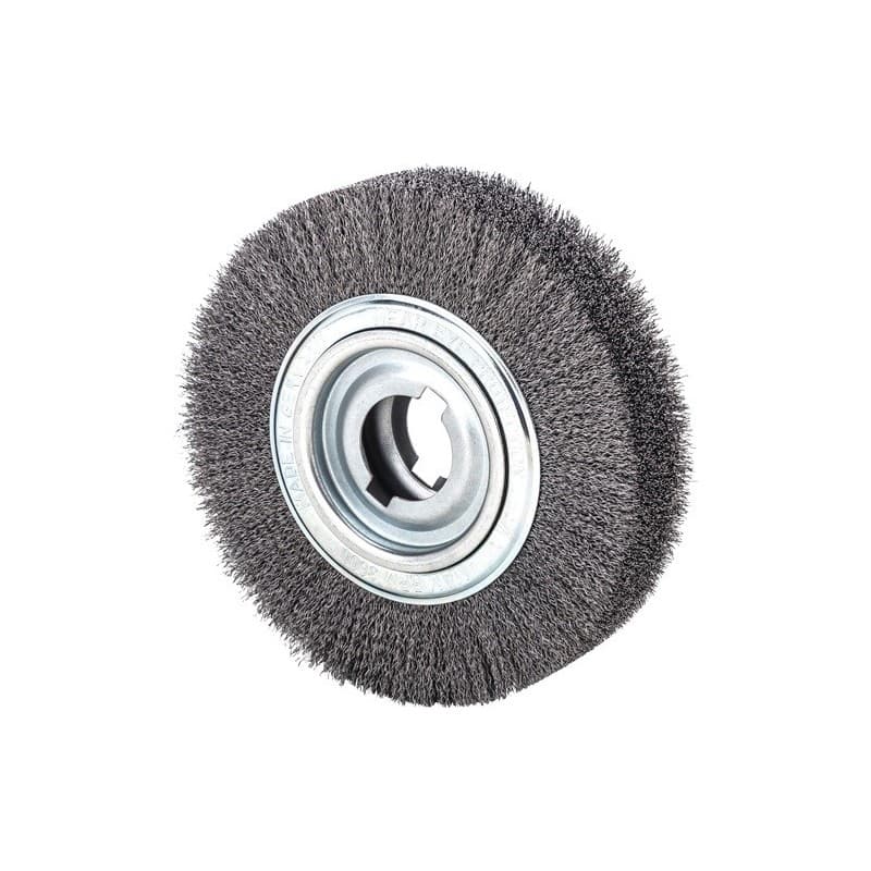 Brosse plate lessmann 1 pièce(s) brosse plate d. 250 mm épaisseur de fil 0,35 mm - lessmann