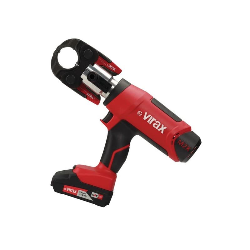 Sertisseuse électro-mécanique viper® mx2 1 coffret(s) sertisseuse + pince-mère + inserts th16-20-26 + 2 batteries - virax