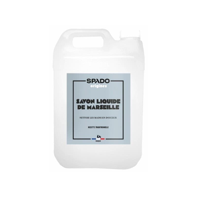 Savon liquide de marseille 1 bidon(s) de 5 litre(s) 5 litre(s) liquide savon doux bidon savon liquide de marseille - spado