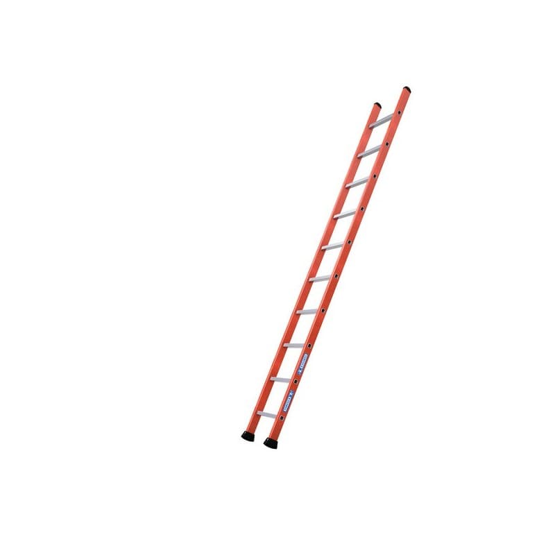 Echelle simple isolante 8.3 kg simple 10 1 pièce(s) 3.87 m 150 kg 2.97 m echelle simple isolante 10 échelons - tubesca-comabi