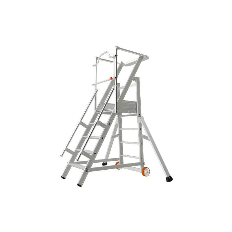 Escaliers mobiles 32 kg 5 1 pièce(s) 150 kg escalier mobile - 5 marches 3.1 m 1.1 m - tubesca-comabi