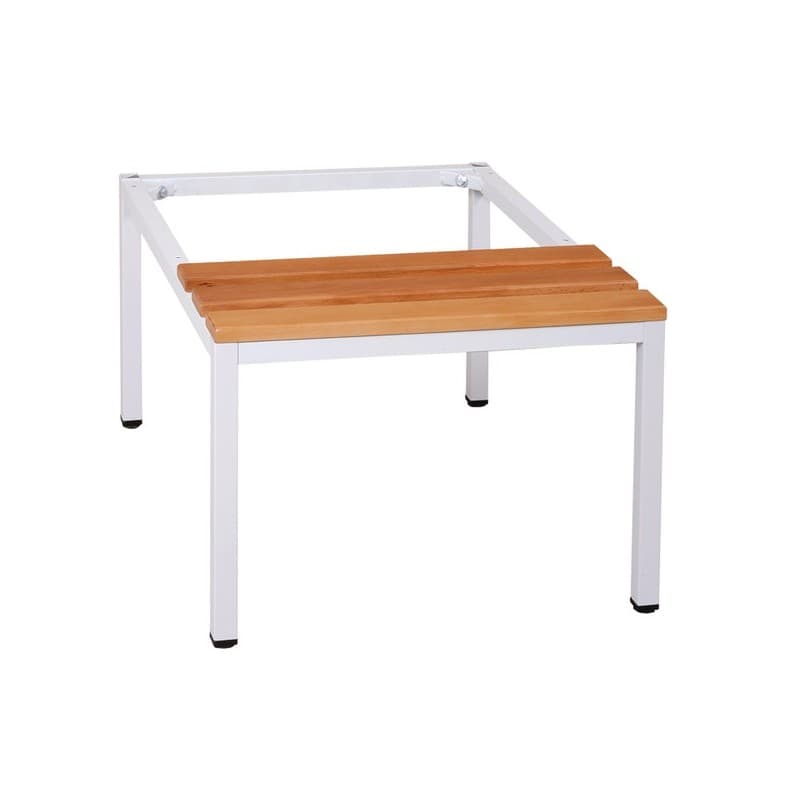 Socle-banc pour vestiaire industrie 1 pièce(s) socle-banc pour vestiaire industrie salissante 2 cases - mobika