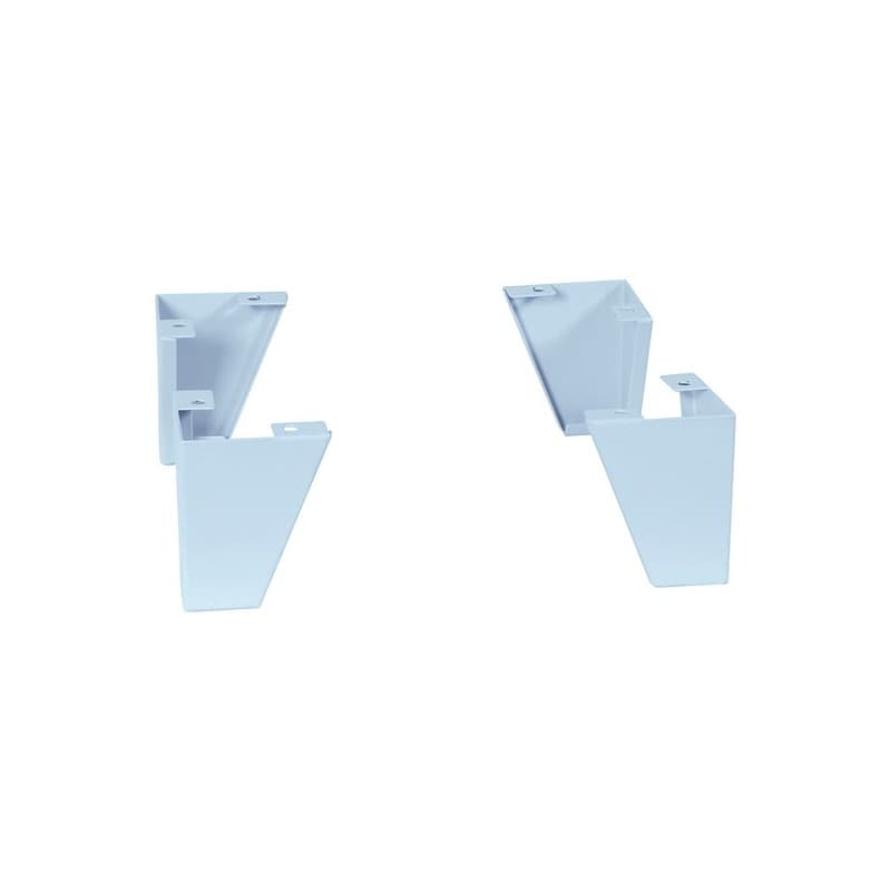 Pieds amovibles à visser pour vestiaire 1 pièce(s) pieds amovibles à visser pour vestiaire - gris - mobika