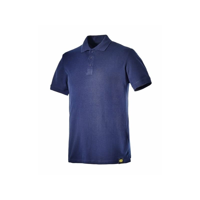 Polo manches courtes atlar organic m 100 - 200 g bleu coton polo 0 1 pièce(s) polo atlar organic marine tm - diadora