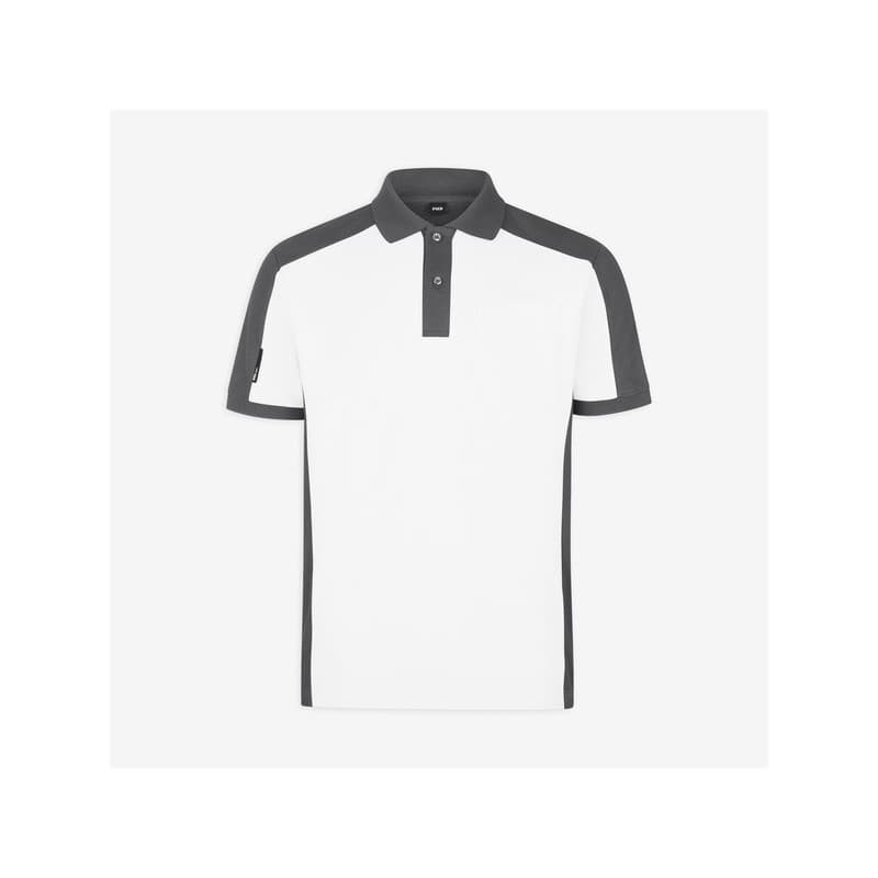 Polo manches courtes konrad s 100 - 200 g entre 1 et 3 coton / polyester polo 1 pièce(s) blanc, gris polo konrad blanc/anthracite ts - fhb original gm