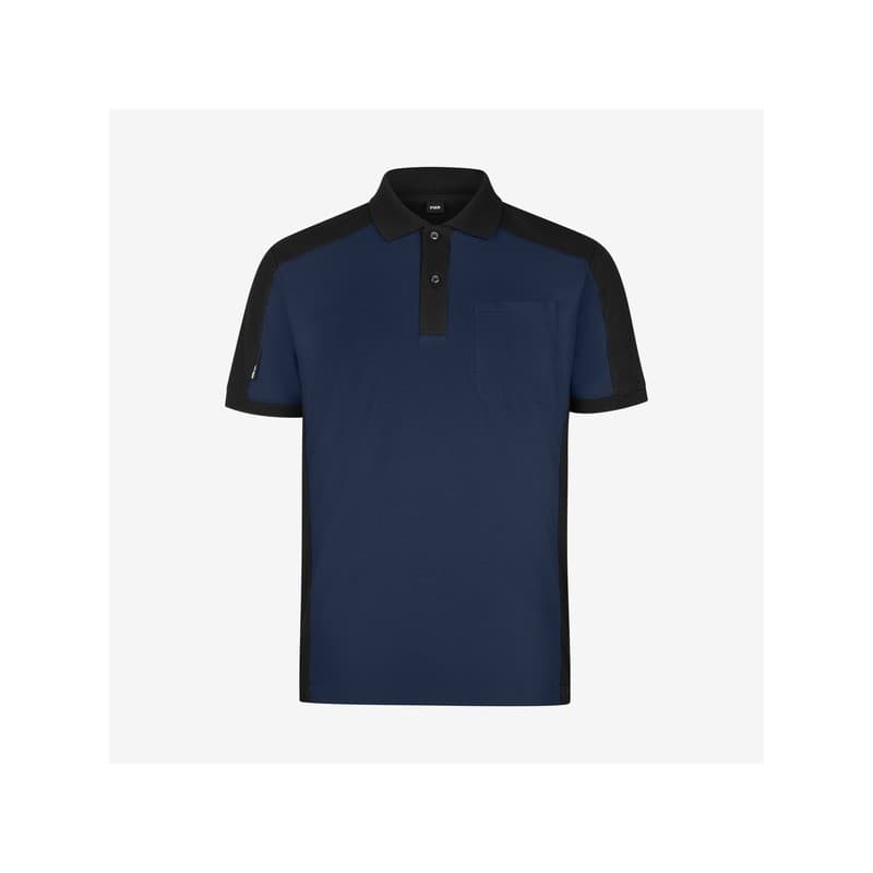 Polo manches courtes konrad s 100 - 200 g entre 1 et 3 coton / polyester polo 1 pièce(s) bleu, noir polo konrad marine/noir ts - fhb original gmbh & c