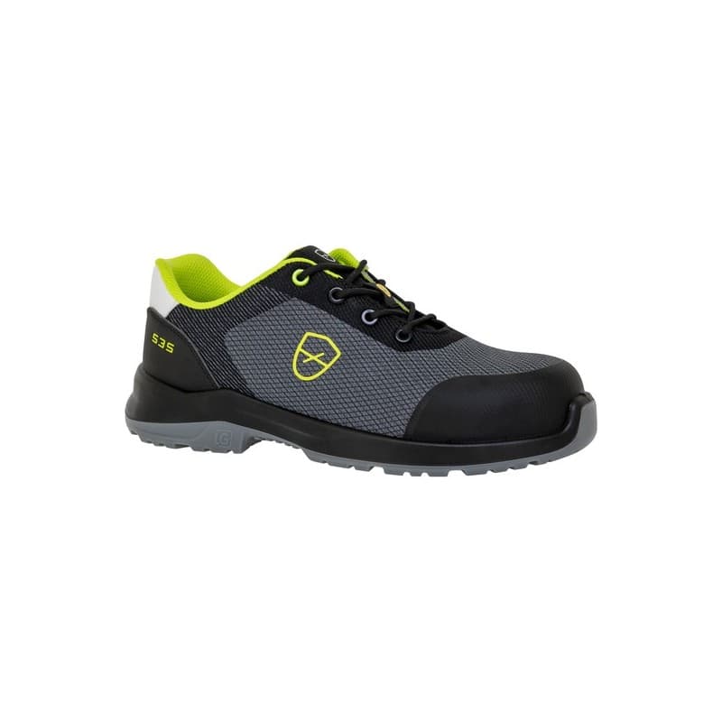 Chaussures de sécurité basses boostera textile 37 composite pu simple densité 1 paire(s) jaune, noir basses chaussures basses boostera noir/jaune t37