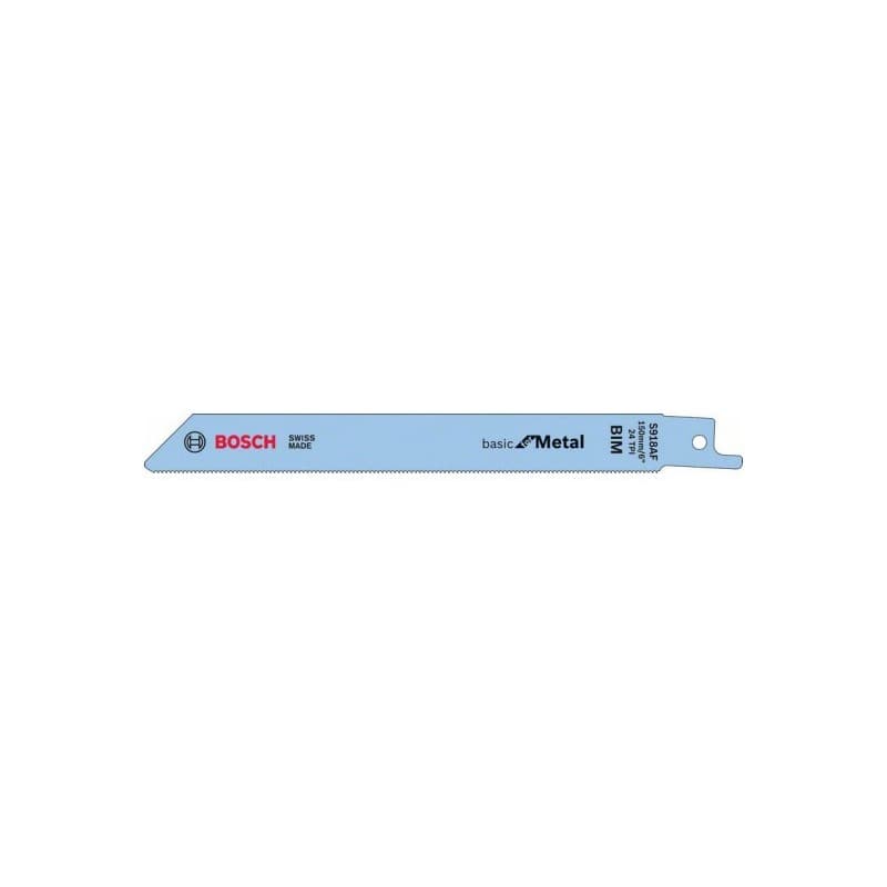 Lames de scie sabre métal et inox lame de scie sabre s 922 ef 150 mm acier, alliage, aluminium / métaux non-ferreux, inox bi-métal 1 étui(s) de 5 pièc