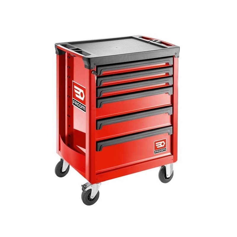 Servante roll m3 6 tiroirs rouge 6 55 kg 1 pièce(s) non 0 servante roll m3 6 tiroirs - rouge - facom