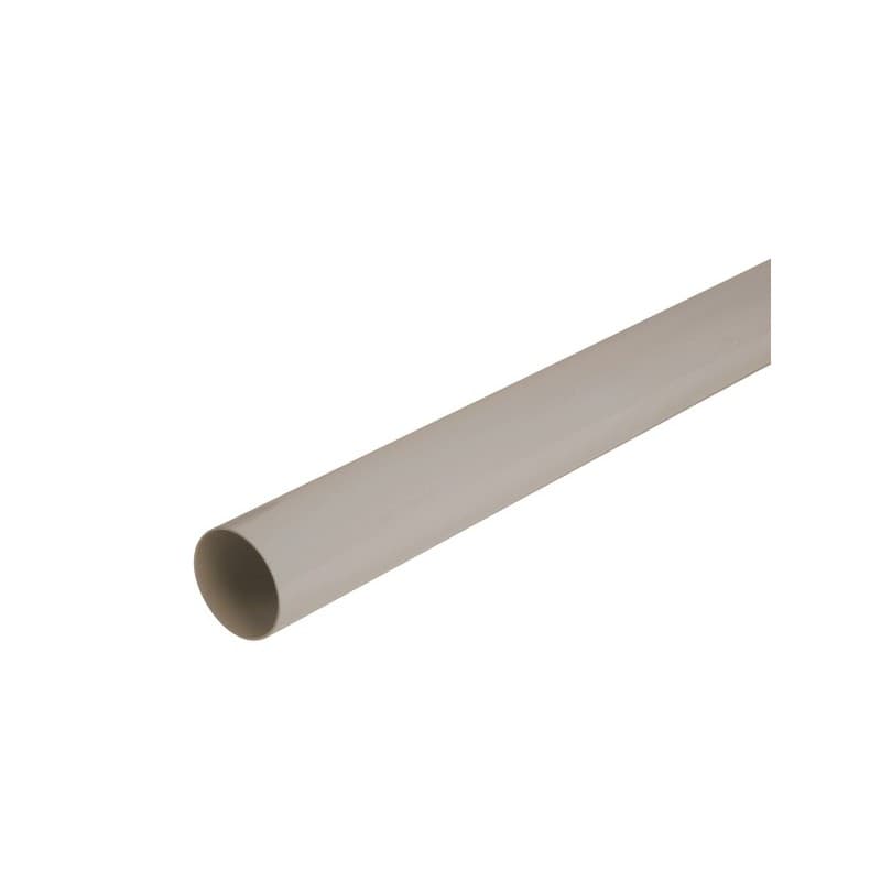 Tube de descente pvc descente gouttière ø 80 sable 1 barre(s) de 2 mètre(s) linéaire - nicoll