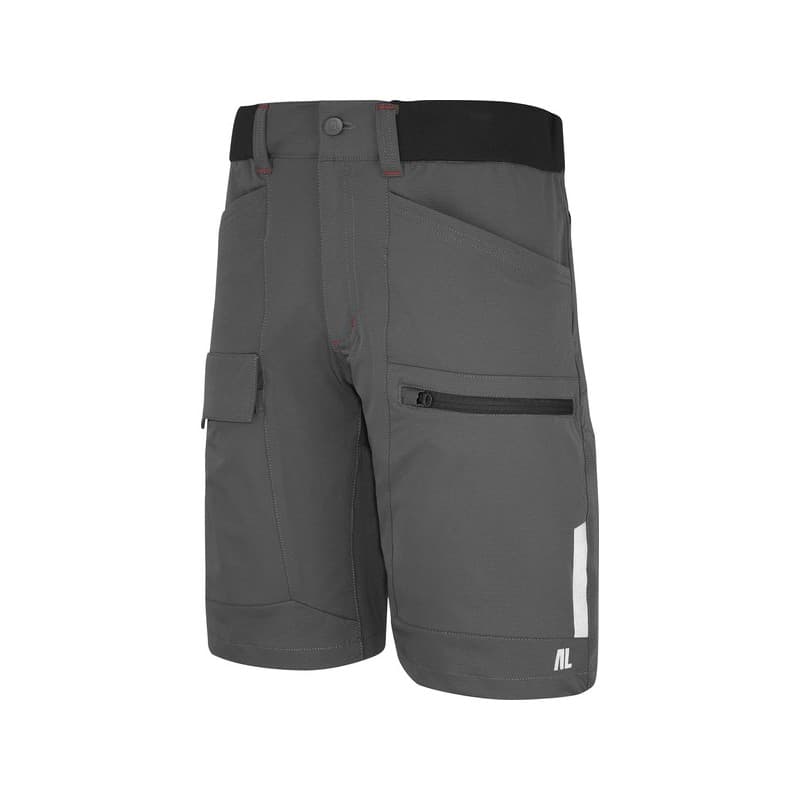 Bermuda stretch looping 200 - 300 g gris 7 et plus bermuda 64 polyamide / élasthanne 1 pièce(s) bermuda stretch looping gris charcoal t64 - lafont