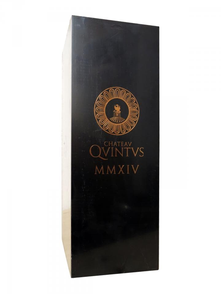 Château Quintus 2014 Caisse bois d'origine d'une impériale (1x600cl)