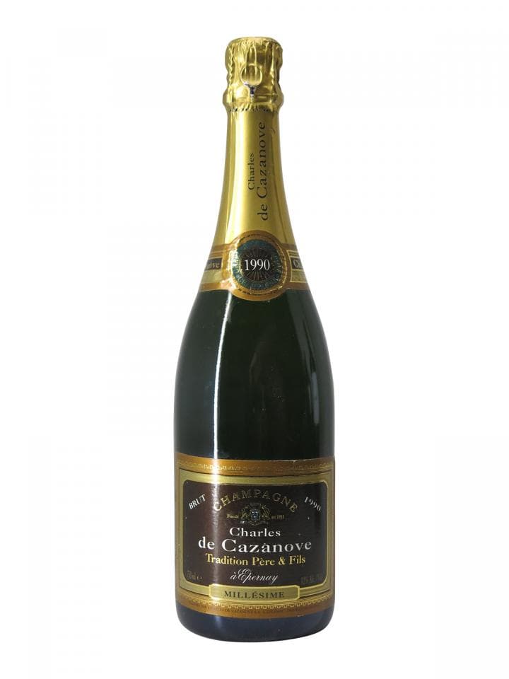 Champagne Charles de Cazanove  "Millésimé" Brut 1990 Bouteille (75cl)