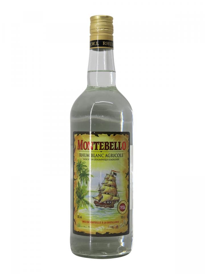 Rhum "Blanc 50°" Montebello Bouteille (100cl)