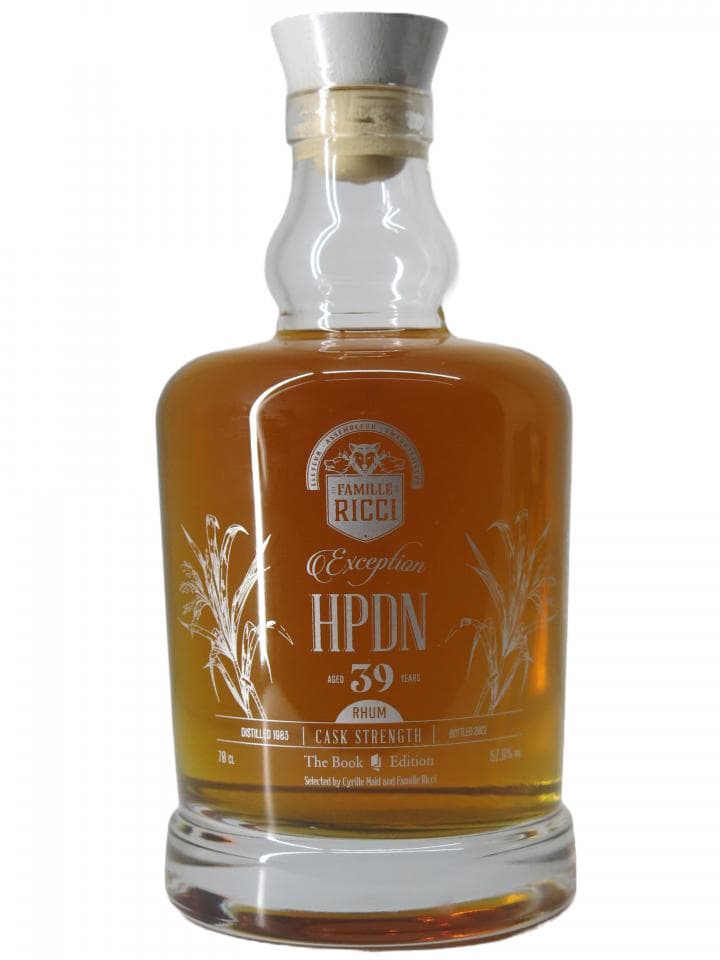 Rhum "Hampden 57.5°" 39 Ans Famille Ricci 1983 Bouteille (70cl)