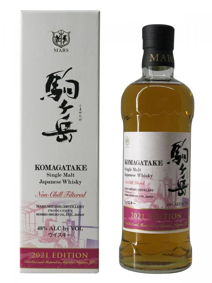 Whisky "Komagatake Shinshu Aging Edition 2021 48°" Mars Coffret d'une bouteille (70cl)